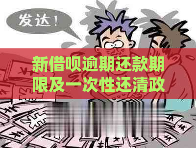 新借呗逾期还款期限及一次性还清政策全面解析