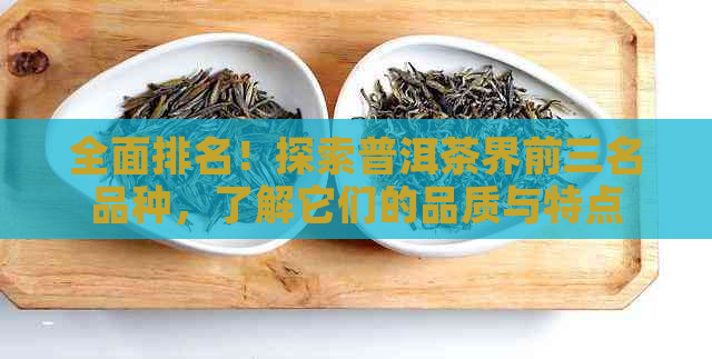 全面排名！探索普洱茶界前三名品种，了解它们的品质与特点