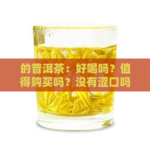 的普洱茶：好喝吗？值得购买吗？没有涩口吗？