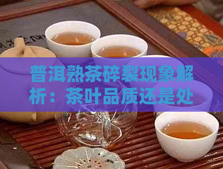 普洱熟茶碎裂现象解析：茶叶品质还是处理方法的问题？