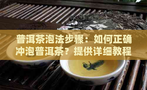 普洱茶泡法步骤：如何正确冲泡普洱茶？提供详细教程！