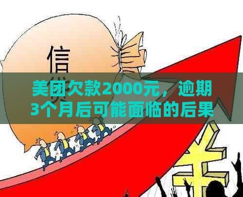 美团欠款2000元，逾期3个月后可能面临的后果及解决方法