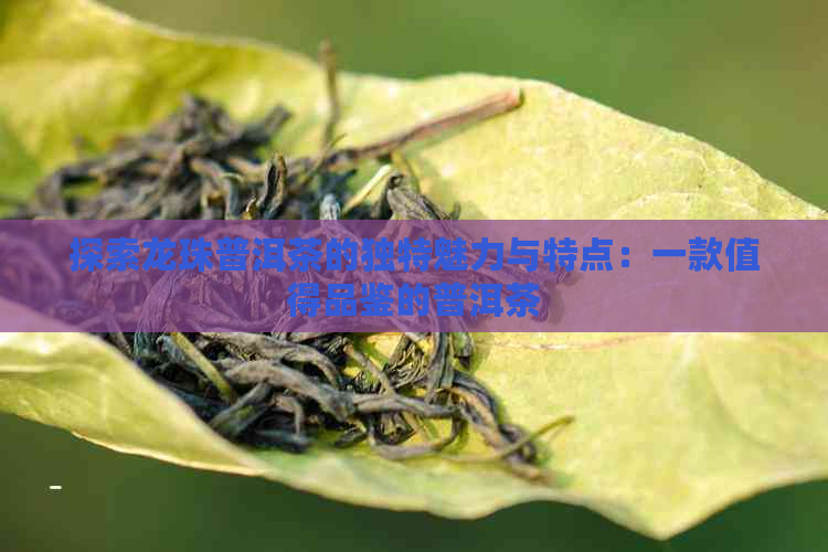 探索龙珠普洱茶的独特魅力与特点：一款值得品鉴的普洱茶