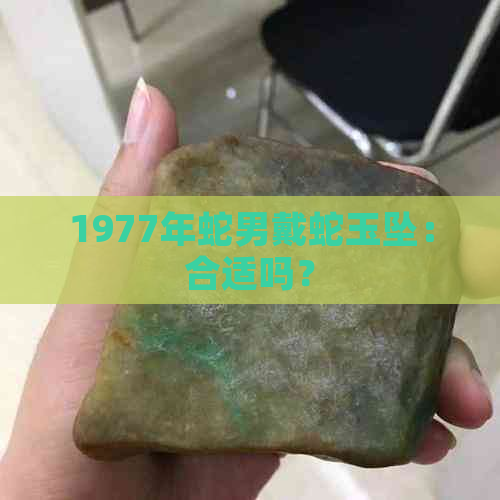 1977年蛇男戴蛇玉坠：合适吗？