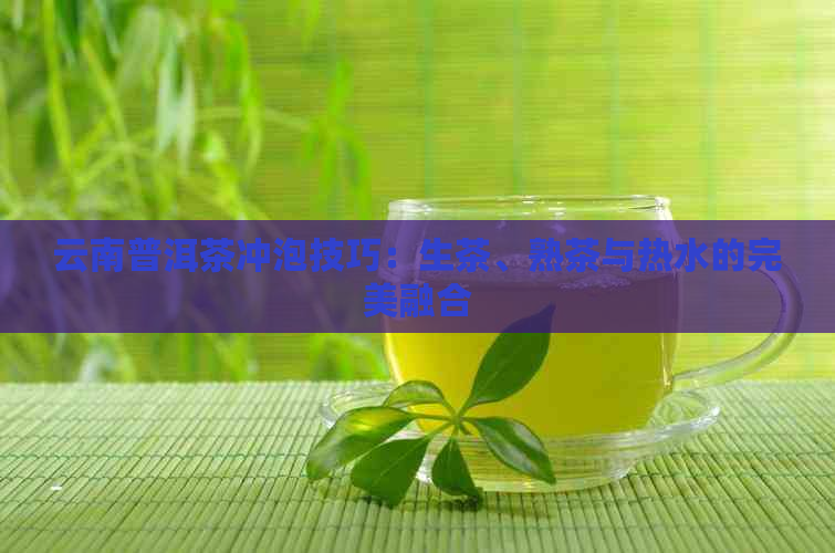 云南普洱茶冲泡技巧：生茶、熟茶与热水的完美融合