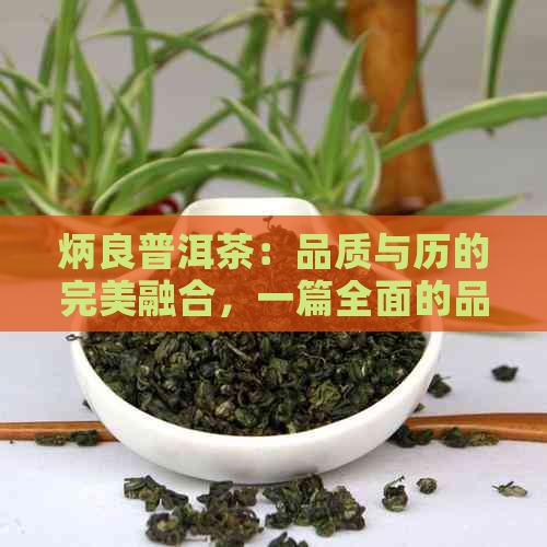 炳良普洱茶：品质与历的完美融合，一篇全面的品鉴指南