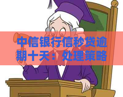 中信银行信秒贷逾期十天：处理策略与可能影响一览