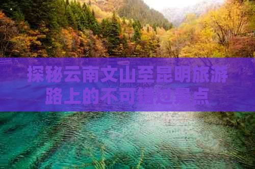 探秘云南文山至昆明旅游路上的不可错过景点