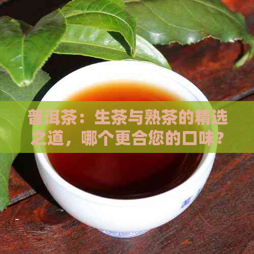 普洱茶：生茶与熟茶的精选之道，哪个更合您的口味？