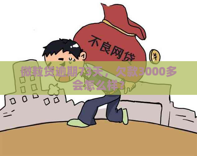 微粒贷逾期73天，欠款3000多会怎么样？