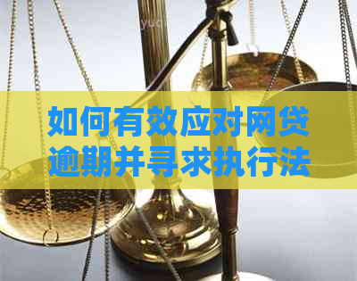 如何有效应对网贷逾期并寻求执行法官的帮助：详细指南