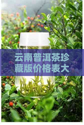 云南普洱茶珍藏版价格表大全：全面解析各类茶叶品种、年份与市场行情