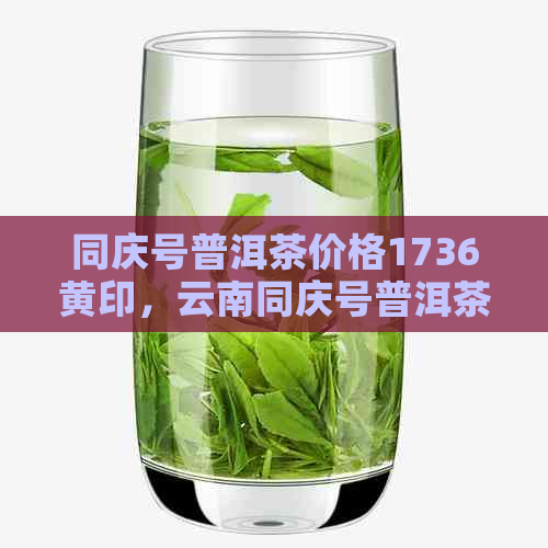 同庆号普洱茶价格1736黄印，云南同庆号普洱茶90年代生价格表