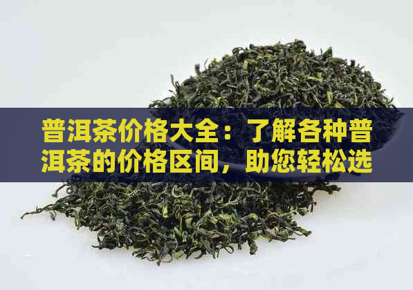 普洱茶价格大全：了解各种普洱茶的价格区间，助您轻松选购心仪茶叶