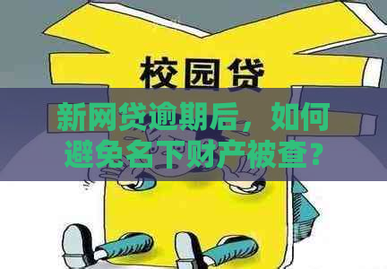 新网贷逾期后，如何避免名下财产被查？