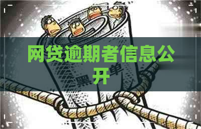 网贷逾期者信息公开