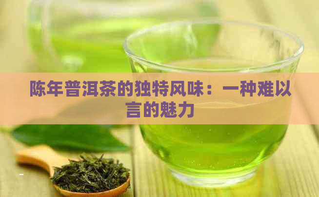 陈年普洱茶的独特风味：一种难以言的魅力