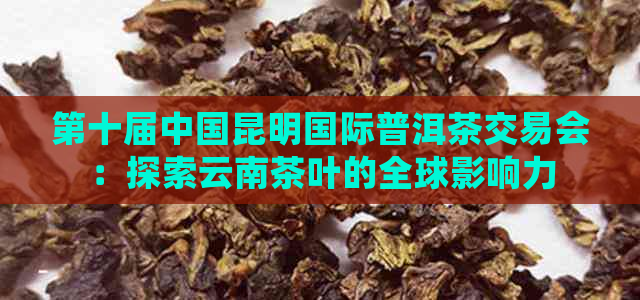 第十届中国昆明国际普洱茶交易会：探索云南茶叶的全球影响力