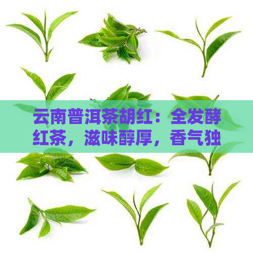 云南普洱茶胡红：全发酵红茶，滋味醇厚，香气独特。