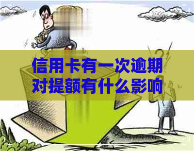 信用卡有一次逾期对提额有什么影响