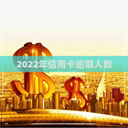 2022年信用卡逾期人数