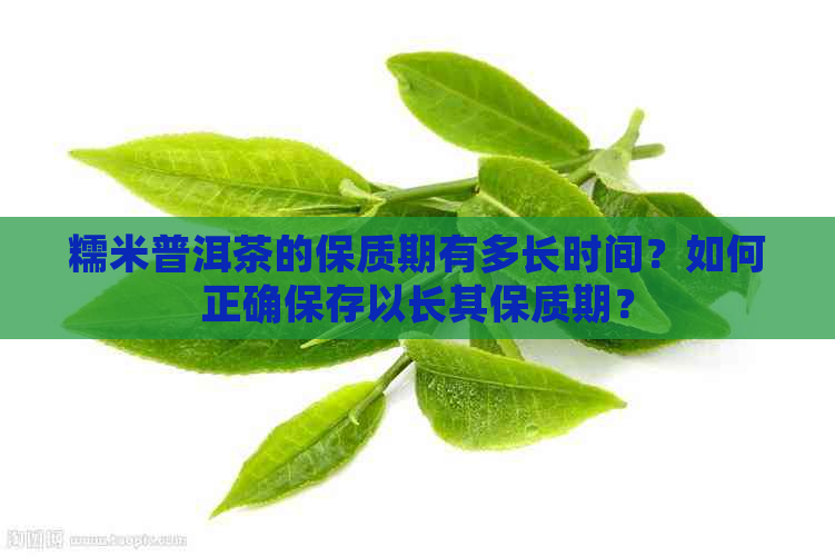 糯米普洱茶的保质期有多长时间？如何正确保存以长其保质期？