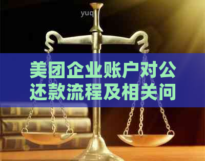 美团企业账户对公还款流程及相关问题解答