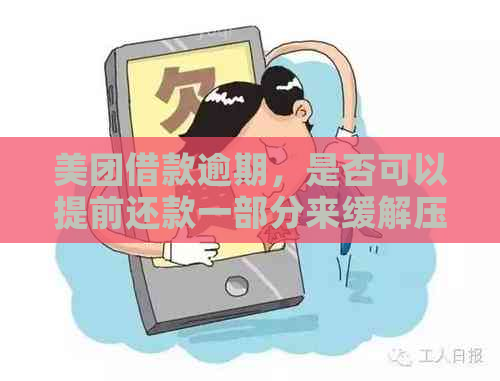 美团借款逾期，是否可以提前还款一部分来缓解压力？