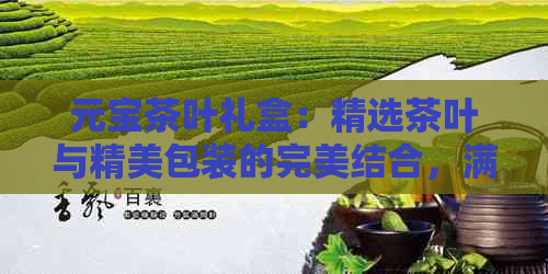 元宝茶叶礼盒：精选茶叶与精美包装的完美结合，满足您的送礼需求