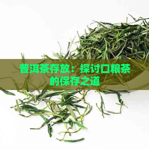 普洱茶存放：探讨口粮茶的保存之道