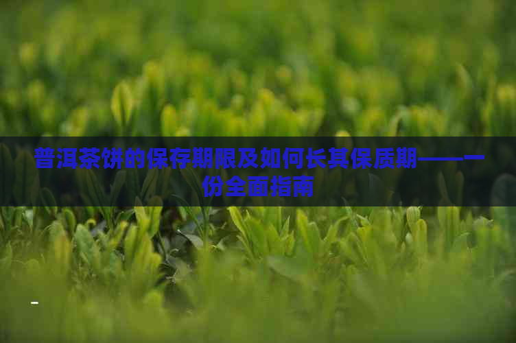 普洱茶饼的保存期限及如何长其保质期——一份全面指南