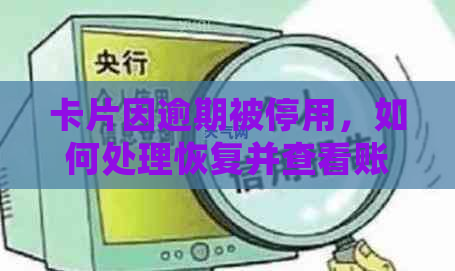 卡片因逾期被停用，如何处理恢复并查看账户余额？