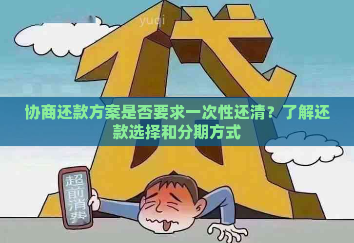 协商还款方案是否要求一次性还清？了解还款选择和分期方式