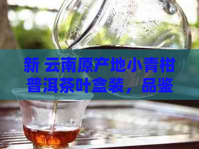 新 云南原产地小青柑普洱茶叶盒装，品鉴级收藏佳品，每盒仅售XX元