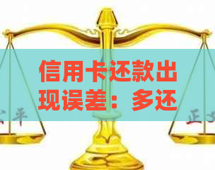 信用卡还款出现误差：多还了几百元如何处理？