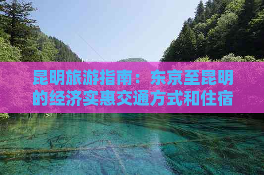 昆明旅游指南：东京至昆明的经济实惠交通方式和住宿预算