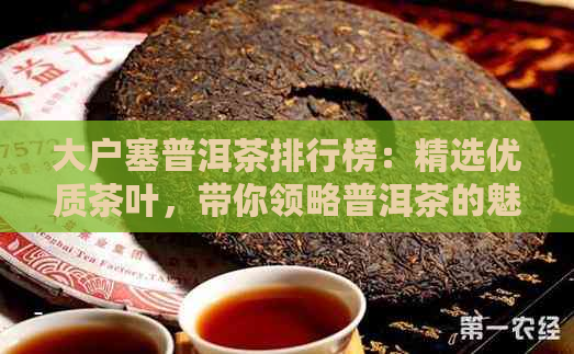 大户塞普洱茶排行榜：精选优质茶叶，带你领略普洱茶的魅力