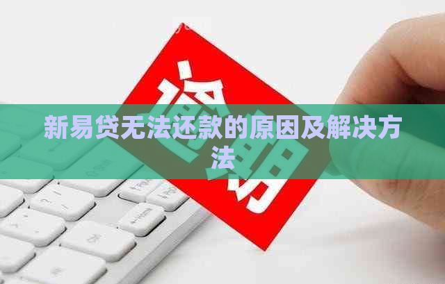 新易贷无法还款的原因及解决方法