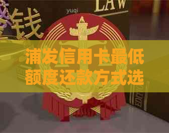 浦发信用卡更低额度还款方式选择与计算