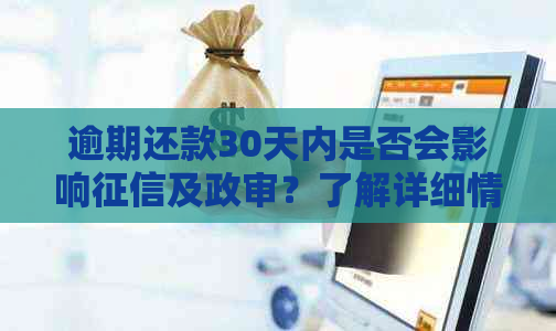 逾期还款30天内是否会影响及政审？了解详细情况和解决方法