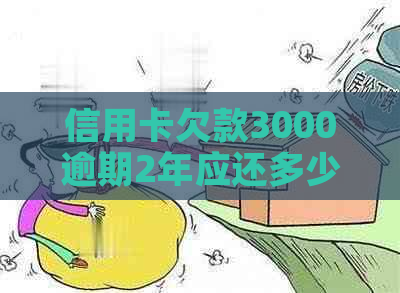 信用卡欠款3000逾期2年应还多少利息？