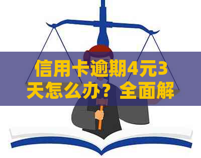 信用卡逾期4元3天怎么办？全面解决方案助您轻松应对