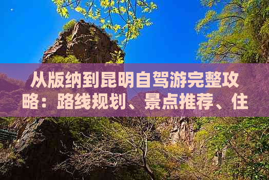 从版纳到昆明自驾游完整攻略：路线规划、景点推荐、住宿和美食详解