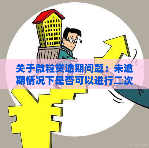 关于微粒贷逾期问题：未逾期情况下是否可以进行二次分期？解答及影响分析