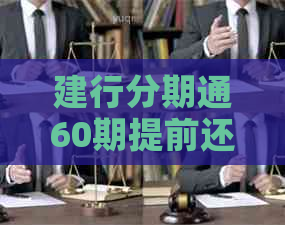 建行分期通60期提前还款策略及影响分析