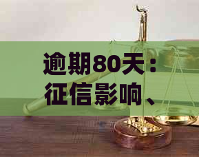 逾期80天：影响、显示及处理方式详解