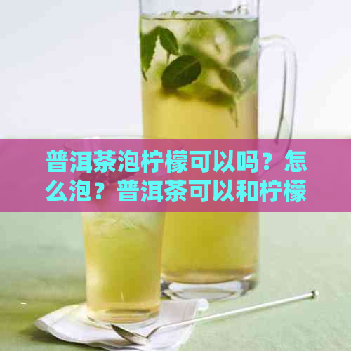 普洱茶泡柠檬可以吗？怎么泡？普洱茶可以和柠檬一起泡水喝吗？