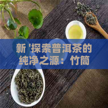 新 '探索普洱茶的纯净之源：竹筒茶洗茶'