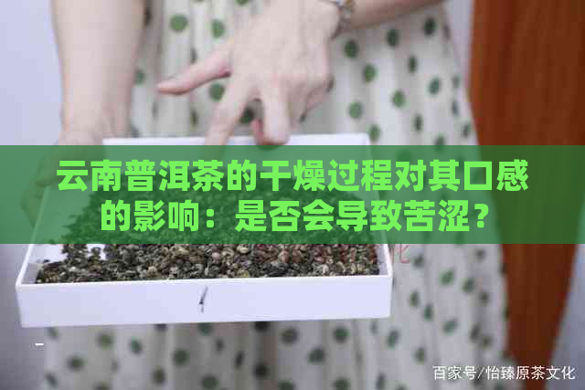 云南普洱茶的干燥过程对其口感的影响：是否会导致苦涩？