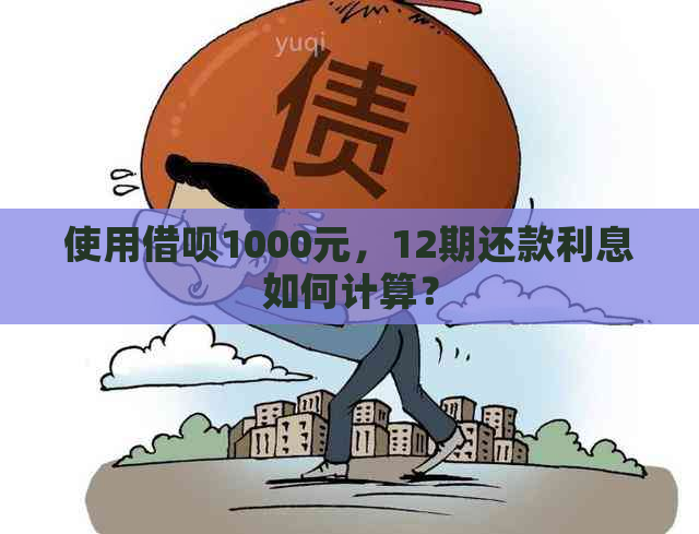 使用借呗1000元，12期还款利息如何计算？